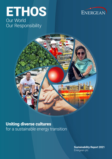 Vorschaubild Energean Nachhaltigkeitsbericht 2021