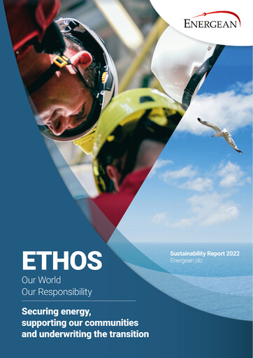 Vorschaubild Energean Nachhaltigkeitsbericht 2022