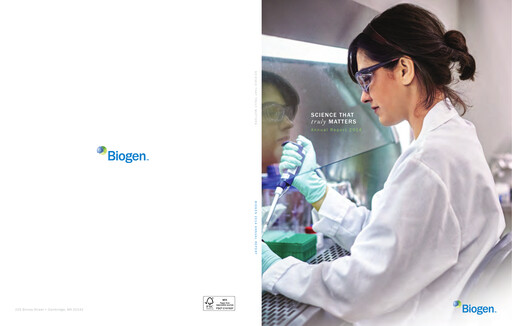 Thumbnail Biogen Annual Report 2014
