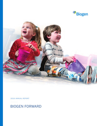 Thumbnail Biogen Annual Report 2016