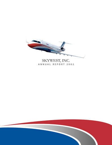 Miniature SkyWest Rapport annuel 2002