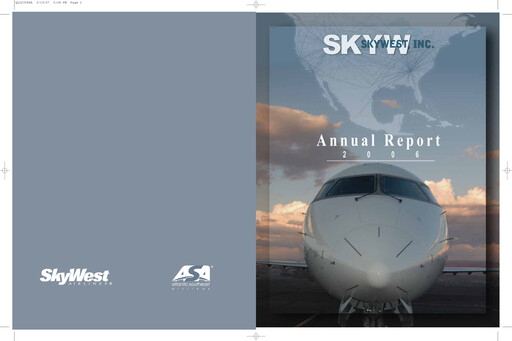 Miniature SkyWest Rapport annuel 2006