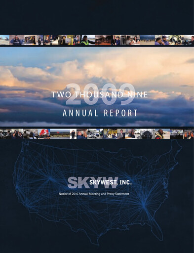 Miniature SkyWest Rapport annuel 2009