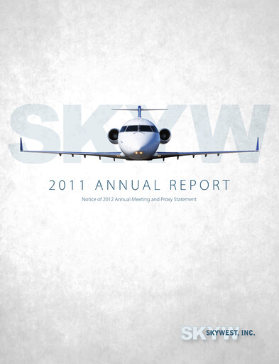 Miniature SkyWest Rapport annuel 2011