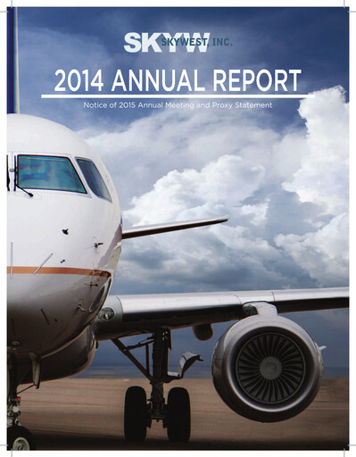 Miniature SkyWest Rapport annuel 2014