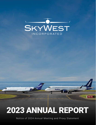 Miniature SkyWest Rapport annuel 2023