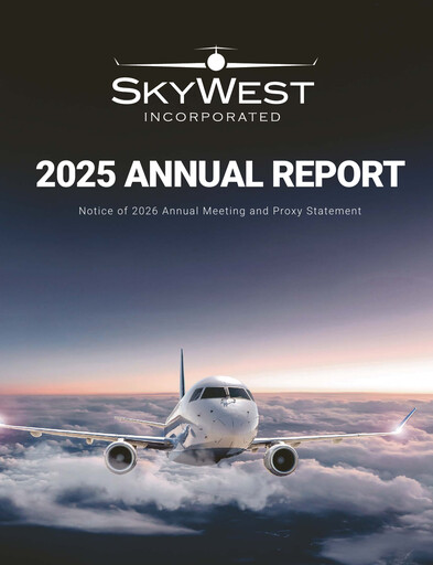 Miniature SkyWest Rapport annuel 2025