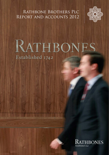 Thumbnail Rathbones Group Annual Report 2012