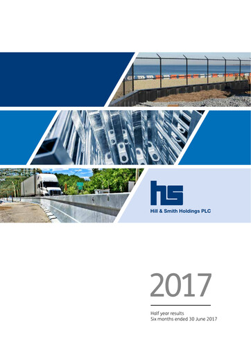 Miniature Hill & Smith PLC Rapport semestriel 2017-h1