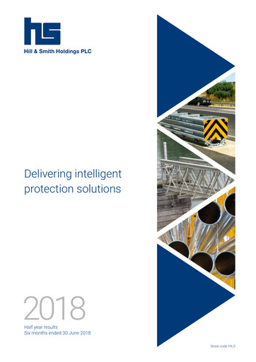 Miniature Hill & Smith PLC Rapport semestriel 2018-h1