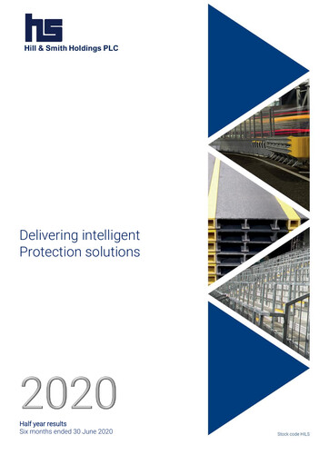 Miniature Hill & Smith PLC Rapport semestriel 2020-h1