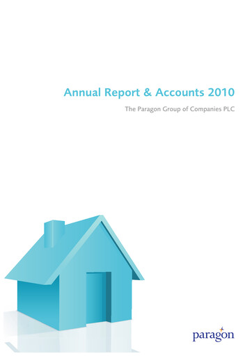 Thumbnail Paragon Banking Group Annual Report 2010