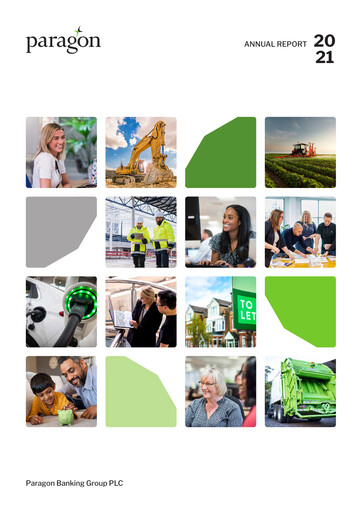 Thumbnail Paragon Banking Group Annual Report 2021