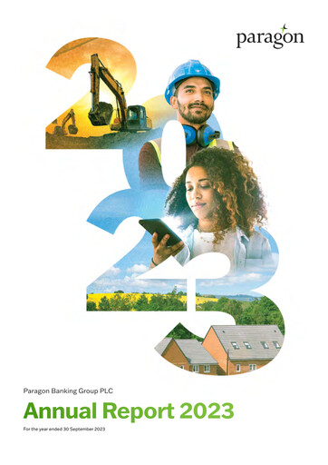 Thumbnail Paragon Banking Group Annual Report 2023