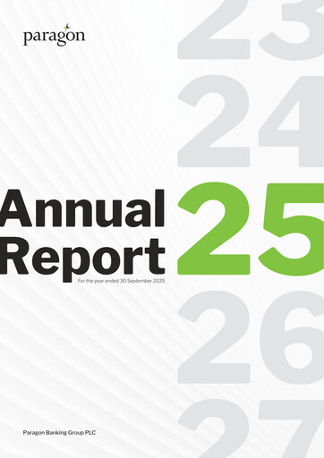 Thumbnail Paragon Banking Group Annual Report 2025