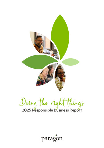 Miniature Paragon Banking Group Rapport ESG 2025