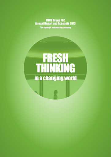 Thumbnail Mitie Group PLC Annual Report 2013