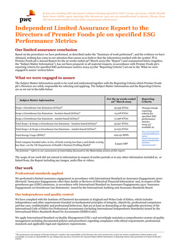 Thumbnail Premier Foods ESG Report 2024-2025
