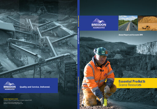 Thumbnail Breedon Group Annual Report 2010