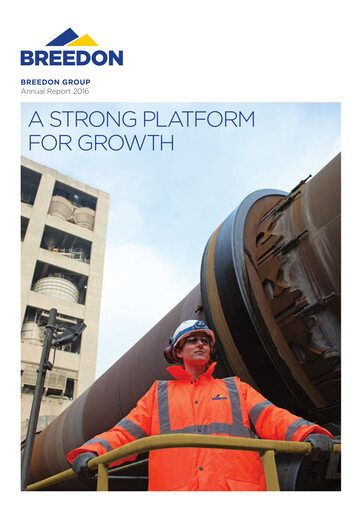 Thumbnail Breedon Group Annual Report 2016