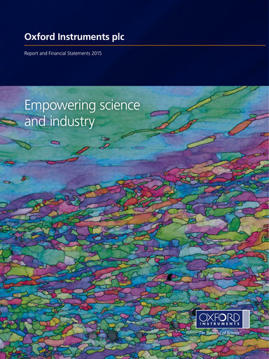 Thumbnail Oxford Instruments Annual Report 2015
