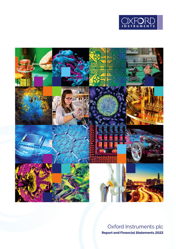 Thumbnail Oxford Instruments Annual Report 2022