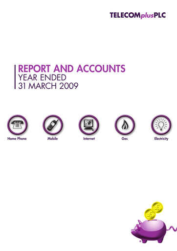 Thumbnail Telecom Plus PLC Annual Report fy2008