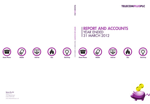 Thumbnail Telecom Plus PLC Annual Report fy2011
