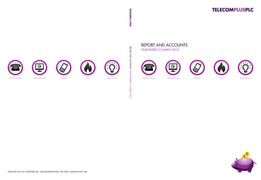 Thumbnail Telecom Plus PLC Annual Report fy2014