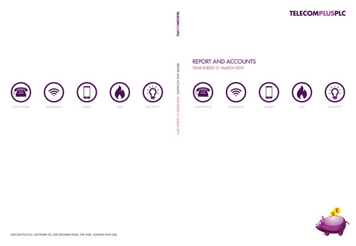 Thumbnail Telecom Plus PLC Annual Report fy2018