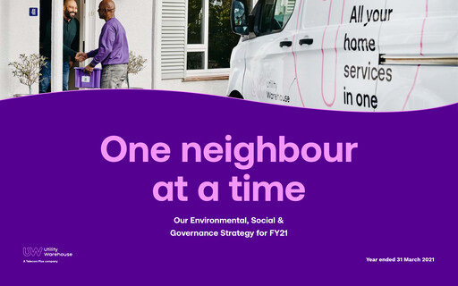 Thumbnail Telecom Plus PLC ESG Report fy2021