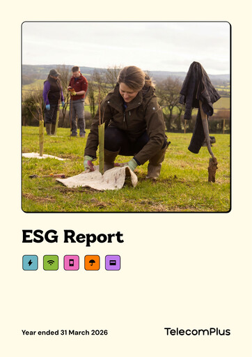 Miniature Telecom Plus PLC Rapport ESG fy2026