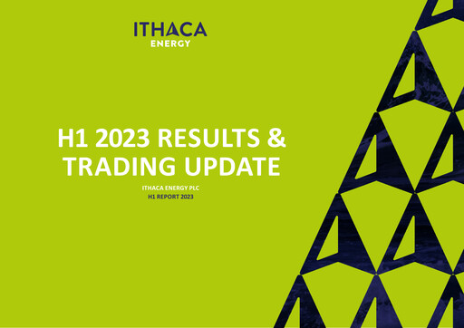 Thumbnail Ithaca Energy Half-year Report 2023-h1