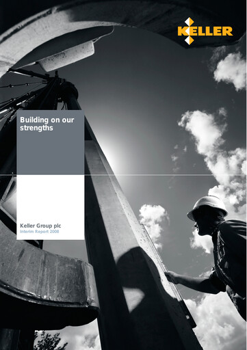 Thumbnail Keller Group Half-year Report 2008-h1
