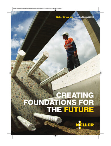 Thumbnail Keller Group Half-year Report 2009-h1