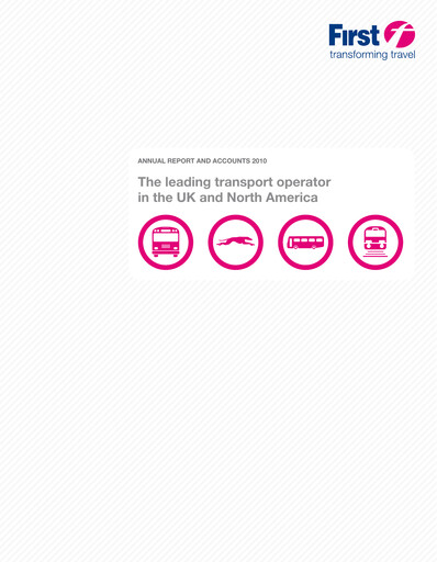 Thumbnail FirstGroup Annual Report 2010