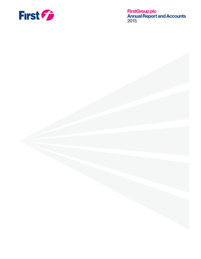 Thumbnail FirstGroup Annual Report 2015