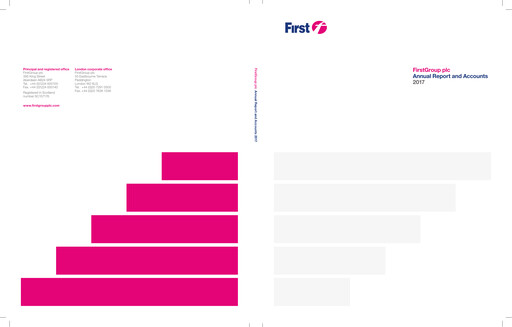 Thumbnail FirstGroup Annual Report 2017