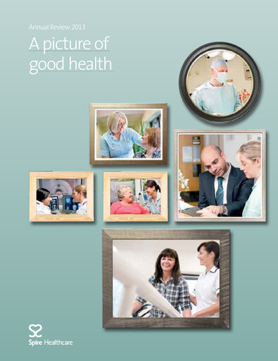 Miniature Spire Healthcare Group Rapport annuel 2013
