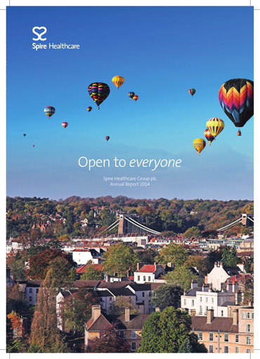 Miniature Spire Healthcare Group Rapport annuel 2014