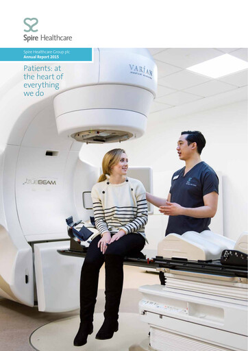Miniature Spire Healthcare Group Rapport annuel 2015