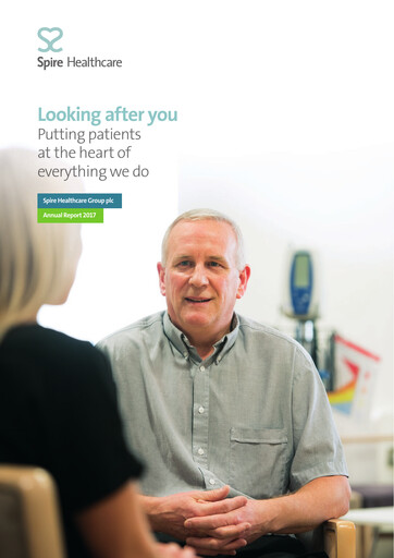 Miniature Spire Healthcare Group Rapport annuel 2017