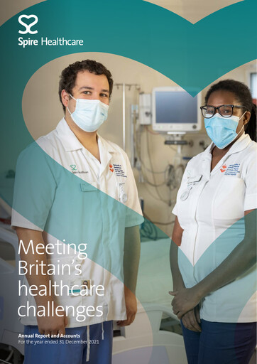 Miniature Spire Healthcare Group Rapport annuel 2021