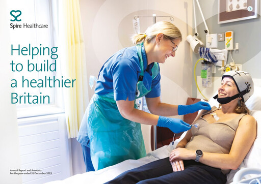 Miniature Spire Healthcare Group Rapport annuel 2023