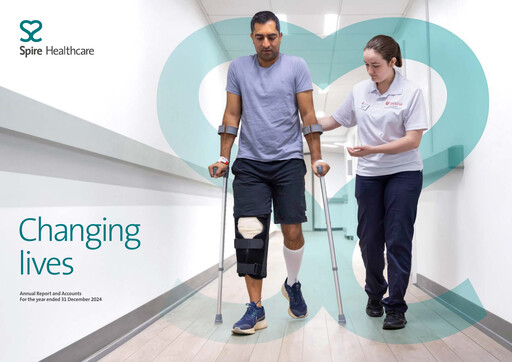 Miniature Spire Healthcare Group Rapport annuel 2024