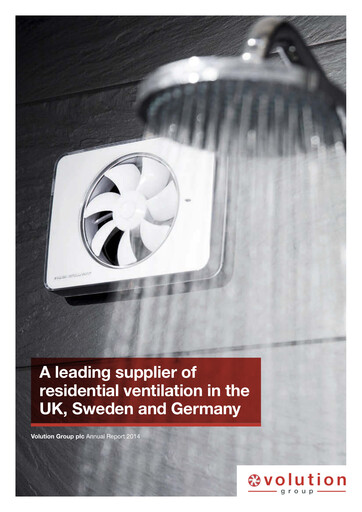 Thumbnail Volution Group Annual Report 2014