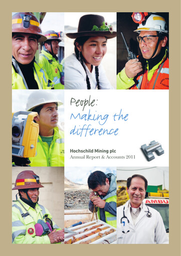 Thumbnail Hochschild Mining Annual Report 2011