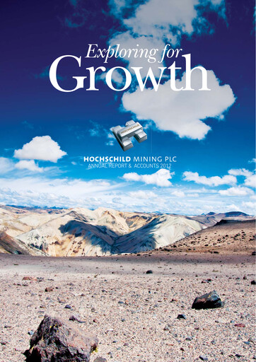Thumbnail Hochschild Mining Annual Report 2012