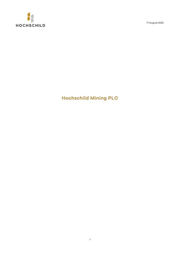 Thumbnail Hochschild Mining Half-year Report 2022-h1