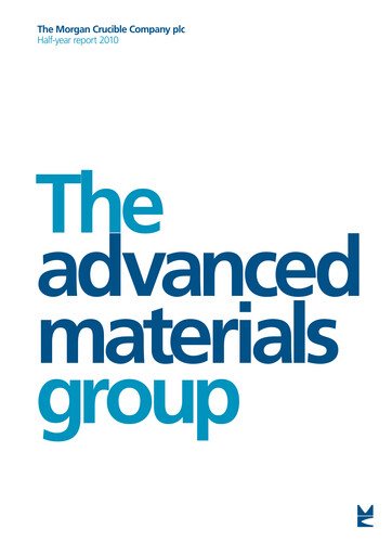 Thumbnail Morgan Advanced Materials Half-year Report 2010-h1